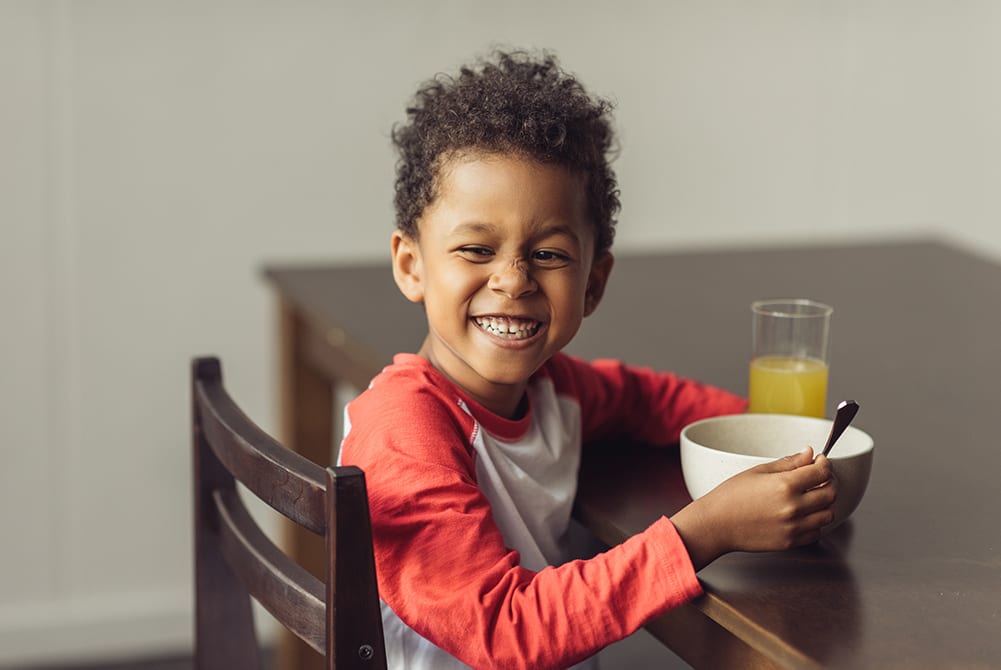 Preventing stunting in children eating healthy porridge fortified porridge foods